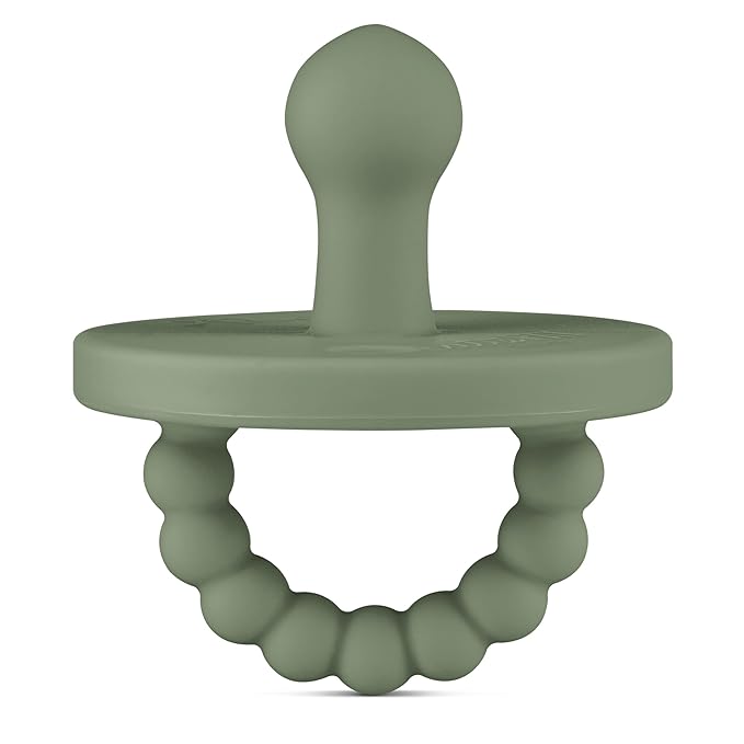 Ryan & Rose Cutie PAT Pacifier Teether (Bulb, Ivy)