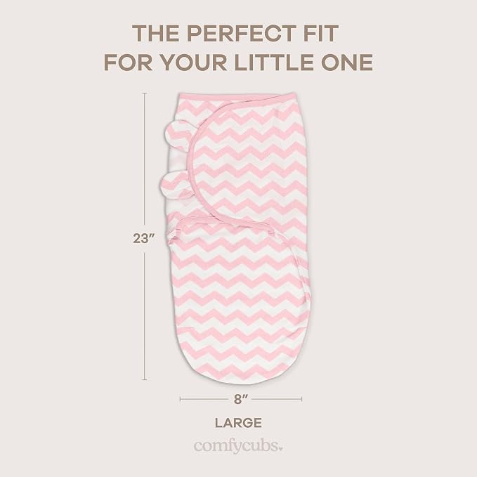 Comfy Cubs Easy Swaddle Blanket, 3 Pk Large - Image 5