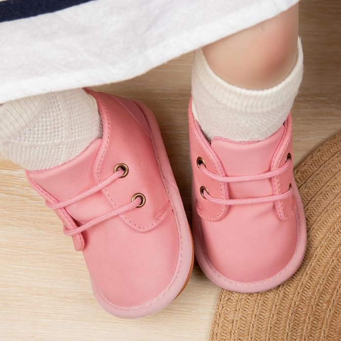 Meckior Baby Booties Newborn Infant Unisex Baby Girls Boys Velvet Rubber - Image 2