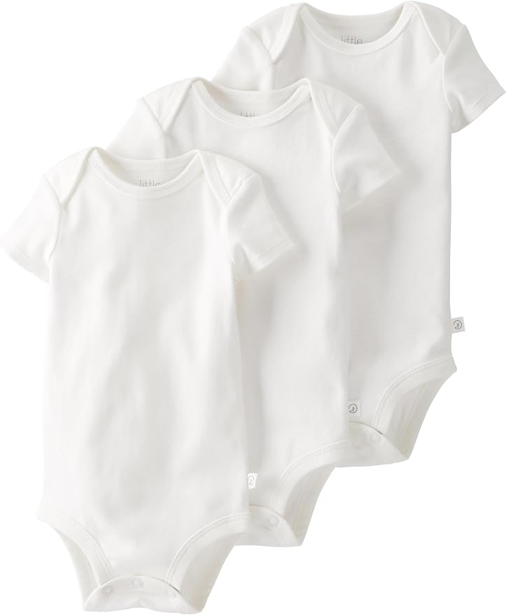 little planet by carter's Unisex Baby 3-pack Short Sleeve Bodysuits Made by LittlePlanet