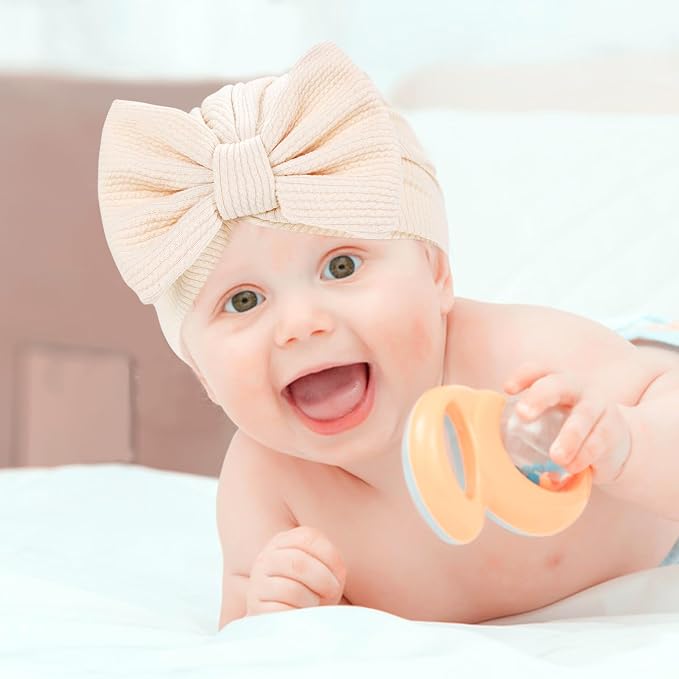 Cinaci 4 Pieces Baby Girls Turban Hats - Image 6