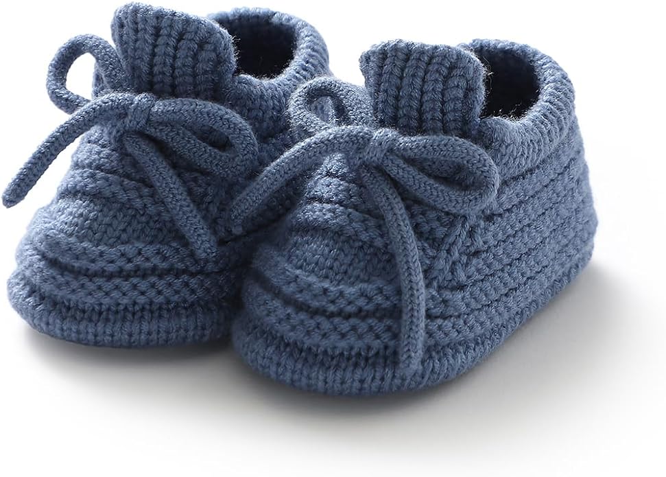 Neiwech Baby Booties Newborn Cozy Soft Warm Knitted Crib Shoes by Neiwech