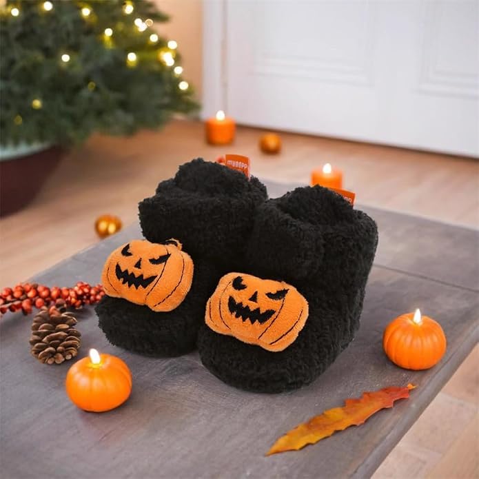 Ohwawadi Infant Baby Boys Girls Slippers Cozy Fleece Booties Soft Bottom Warm - Image 2