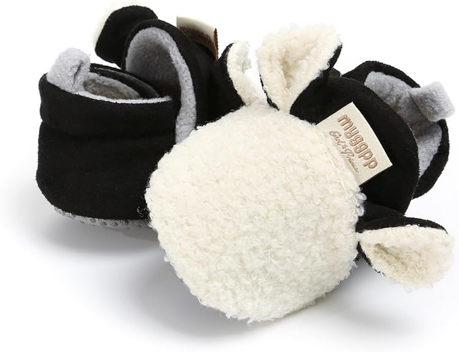 Baby Boys Girls Cotton Booties Non Skid Soft Sock Boots Infant Slippers Newborn - Image 5