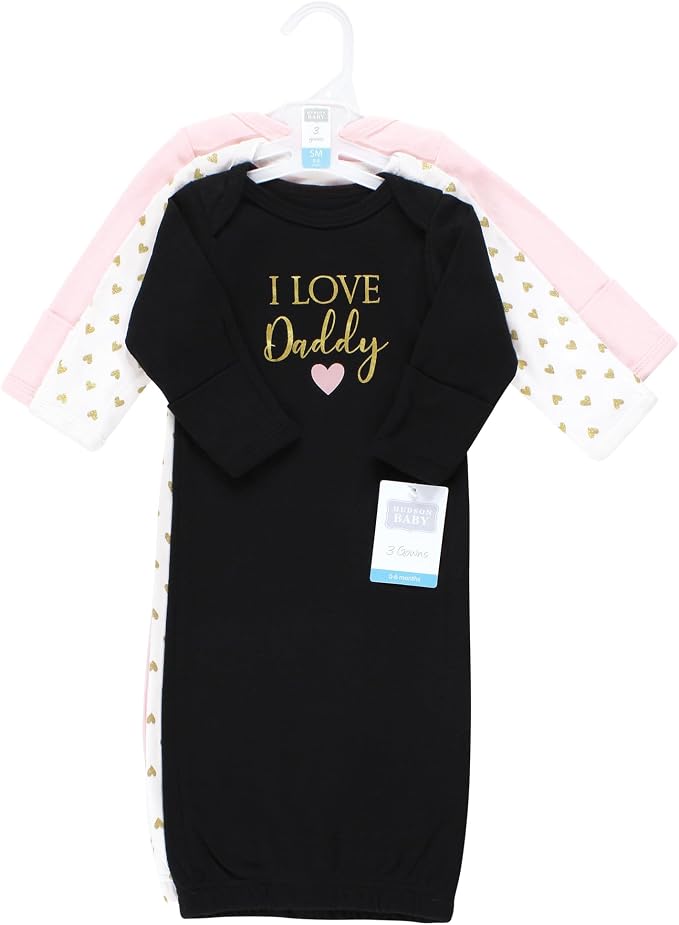 Hudson Baby unisex-baby Cotton Gowns - Image 2