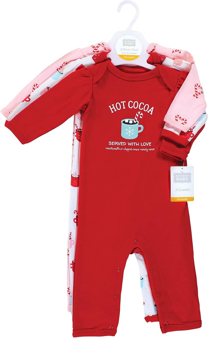 Hudson Baby unisex-child Cotton Coveralls - Image 2
