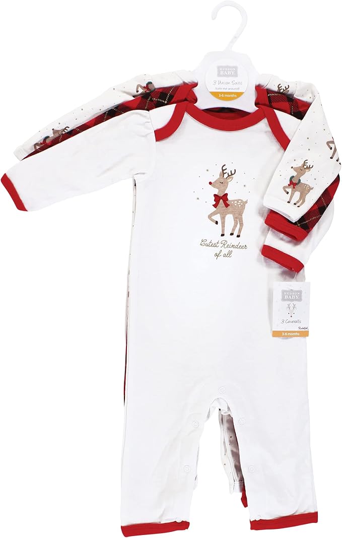 Hudson Baby unisex-child Cotton Coveralls - Image 2