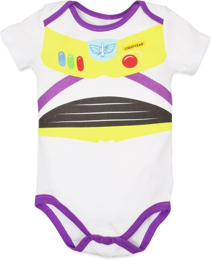 Disney Baby 5-Pack Short Sleeve Bodysuits Newborn to Infant - Image 8