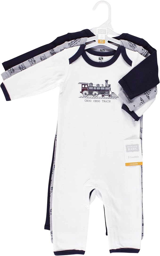Hudson Baby unisex-child Cotton Coveralls - Image 2