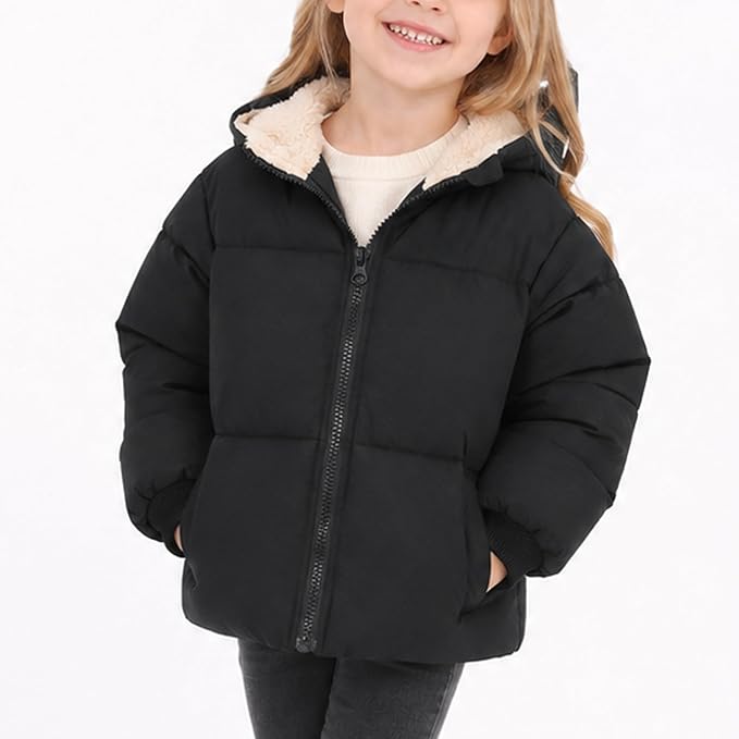 Baby Winter Coats Toddler Hooded Jackets Cotton Warm Lined Puffer Outerwear - Image 2