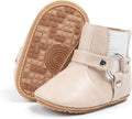 Meckior Baby Girls Cowboy Tassel Boots Side Zipper Moccasins Soft Bottom by Meckior