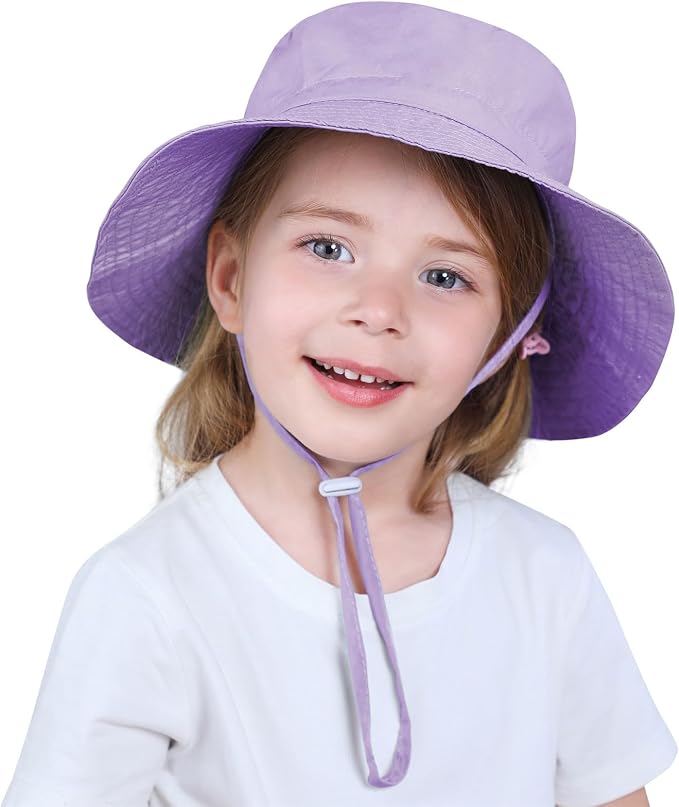Komorebi Toddler Sun Hat UPF 50+ Kids Beach Bucket Hats Boys Girls 0-8Y | Cute - Image 4