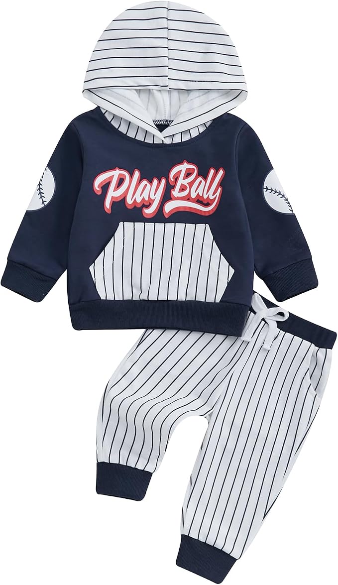 Baby Boy Clothes Infant Hoodie Set Long Sleeve Sweatshirts by LedyChampswiinToddlerBaby
