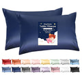 Deep Dream Toddler Pillowcases for 13x18 Pillow 2 Pack, 100% Cotton Travel Pillow Case Cover, 600 Thread Count Cotton Pillow Covers, Soft & Breathable Small Pillow Cases Envelope Closure, Navy Blue