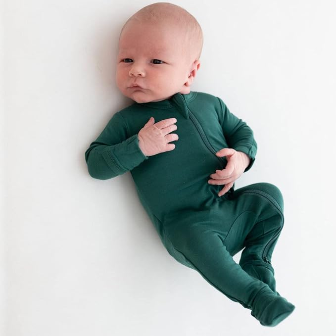 KYTE BABY Infant and Toddler Dual Zipper Footie, Ultra-Soft Rayon Made From - Image 3