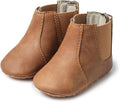 Meckior Baby Girls Cowboy Tassel Boots Side Zipper Moccasins Soft Bottom by Meckior