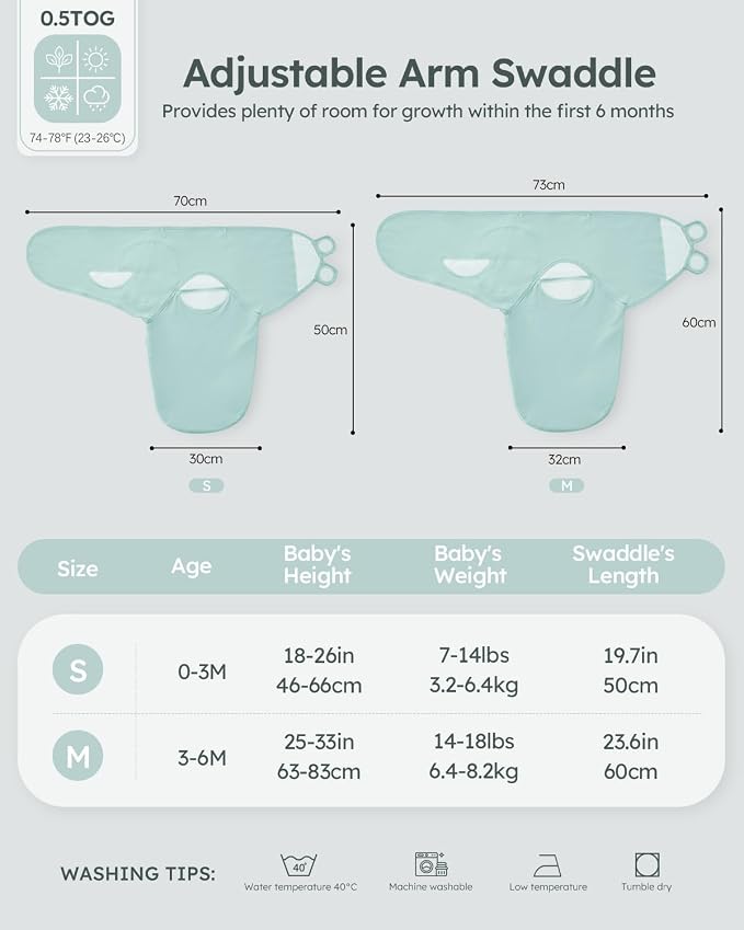 Unnivoll Baby Swaddles for Newborns - Image 6