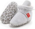 Infant Baby Boys Girls Cozy Fleece Booties Stay on Slippers Non Slip Soft by Bellocasa