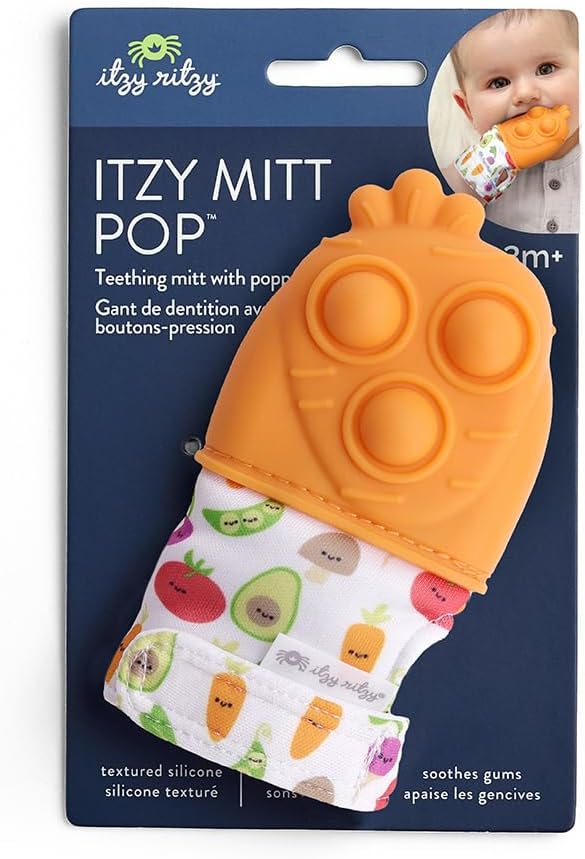 Itzy Ritzy Silicone Teething Mitt - Image 7