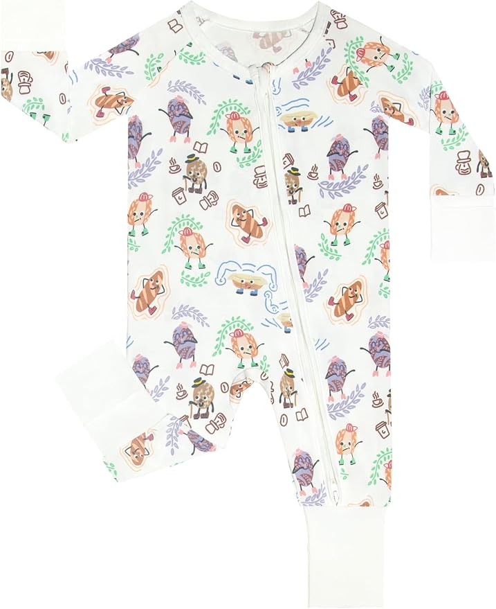 GUISBY Baby Footless Pajamas, Rayon of Bamboo, NB-2T | Rayon of bamboo softness by GUISBY