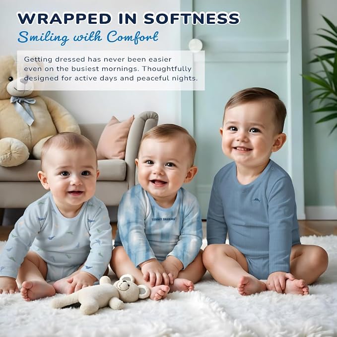 Tommy Bahama Baby 5-Piece Onesie Set - Image 6