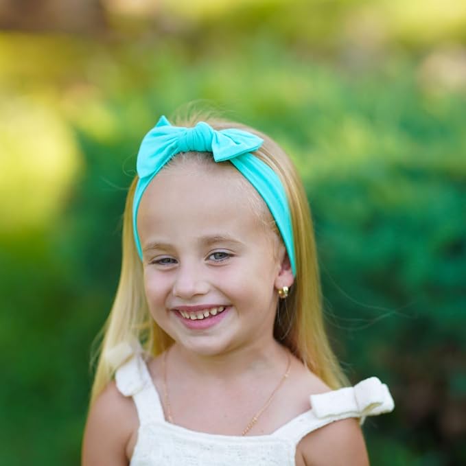 Baby Girl Headbands-Infant, Toddler Cotton Handmade Hairbands - Image 6