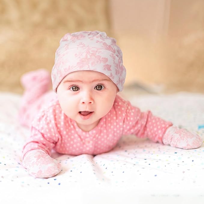 Unittype Baby Hats and Mittens Set - Image 5