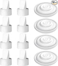 12PCS Duckbill Valve & Silicone Membrane Diaphragm Replacement Compatible with Spectra Backflow Protector Valves, Not Original, Replace Spectra Accessories