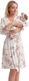 Galabloomer Maternity Robe and Receiving Blanket, Matching Mommy Labor Robe | by Galabloomer