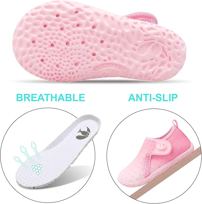 JOINFREE Baby Toddler Water Shoes Boys Girls Sandals Barefoot Kids Breathable Sneakers Shoes for Walking Running