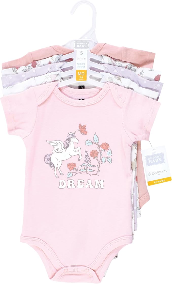 Hudson Baby Unisex Baby Cotton Bodysuits - Image 2