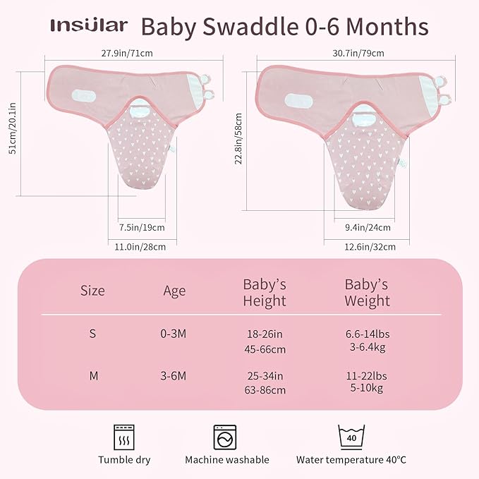 insular Baby Swaddle Wrap, Swaddle Blanket - Image 4