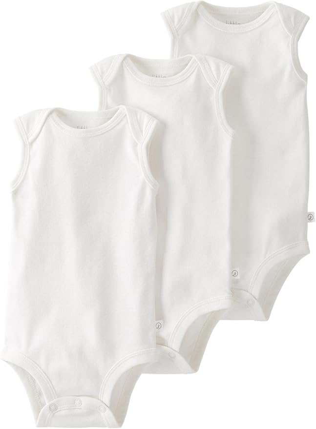 little planet by carter's Unisex Baby 3-pack Short Sleeve Bodysuits Made by LittlePlanet