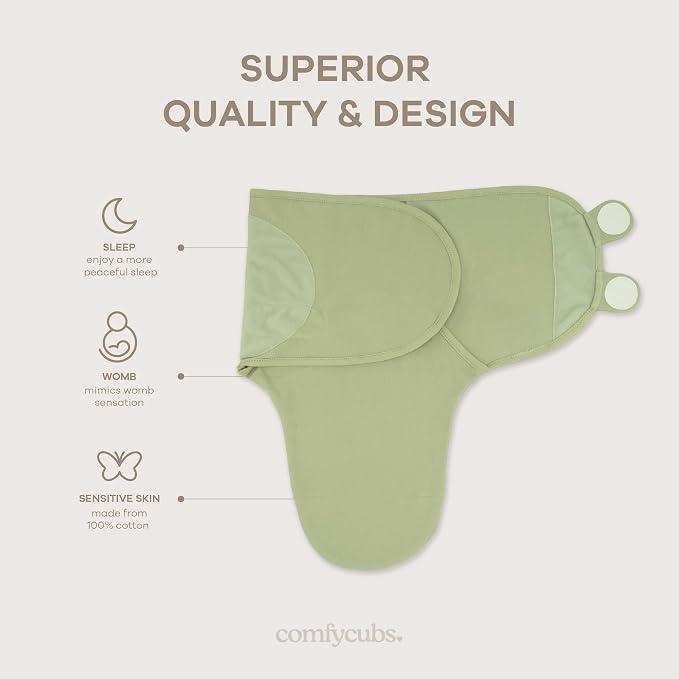 Comfy Cubs Swaddle Blanket 3 Pk S Baby Blanket Swaddle - Image 3
