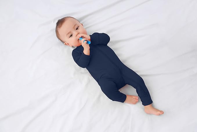 GUISBY Baby Rayon Footless Snug Sleepers, 2-Way Zip Footless Pajamas 3-Pack | - Image 6