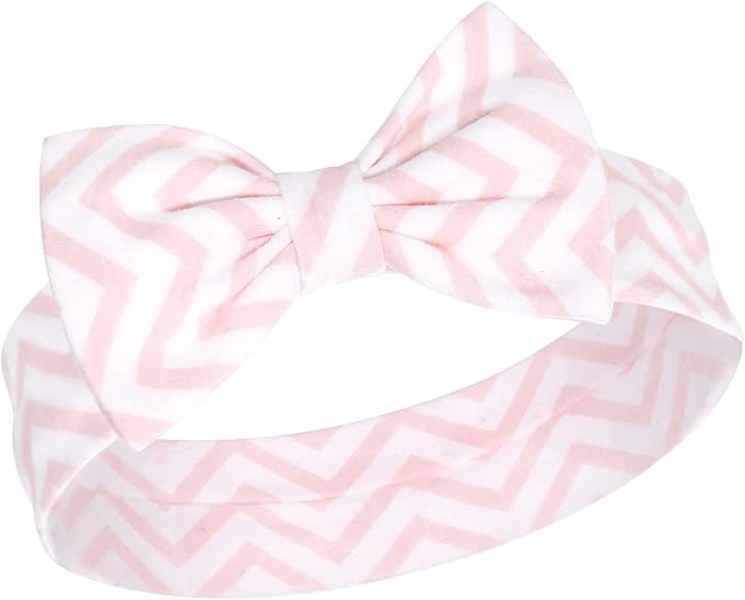 Hudson Baby Unisex Baby Cotton Bib and Headband Set - Image 2
