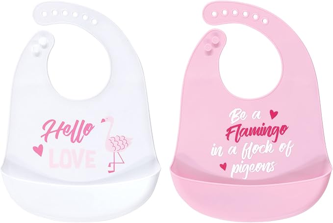 Luvable Friends Unisex Baby Silicone Bibs by Luvable+Friends