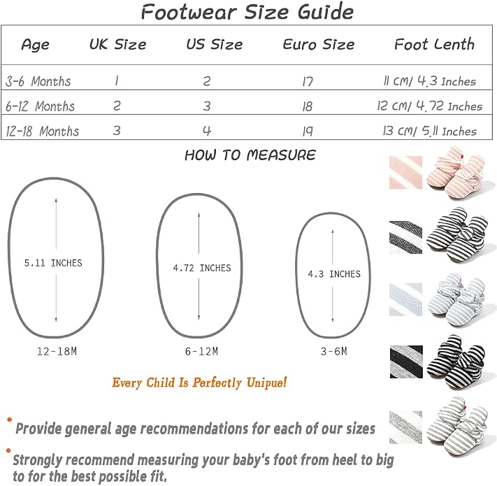 Sawimlgy Newborn Infant Baby Girl Boy Cotton Booties Stay On Sock Slippers Soft - Image 6