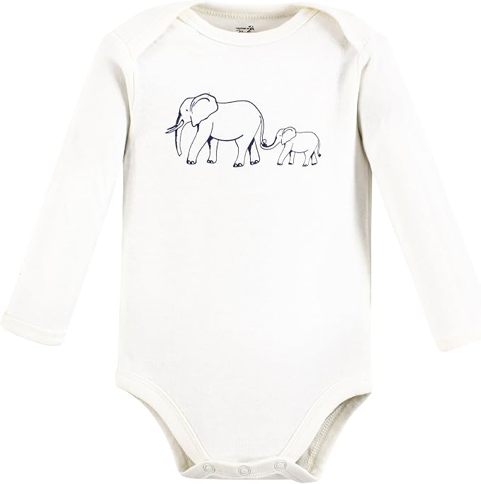 Touched by Nature Unisex Baby Organic Cotton Long-Sleeve Bodysuits - Image 5