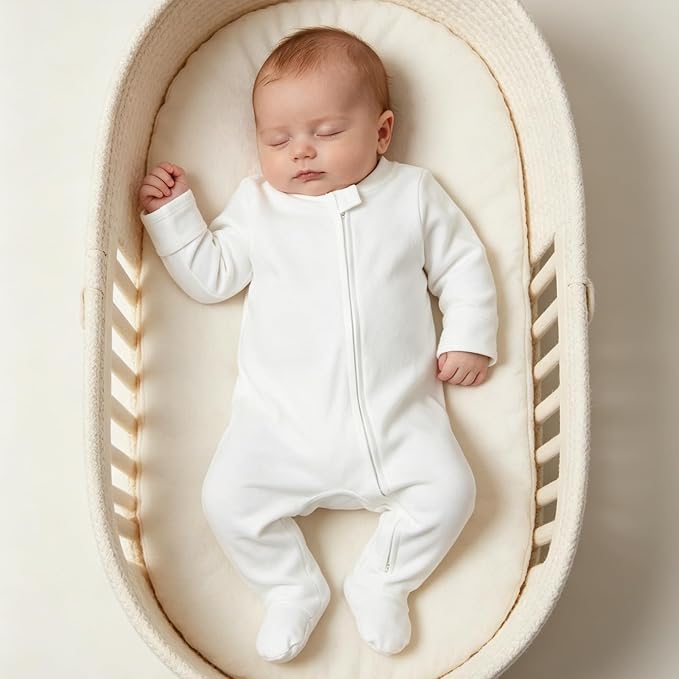 Aablexema Baby Footie Pajamas Cotton - Image 2