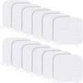 Baby Washcloths -100% Cotton Muslin Soft Baby Bath Wash Cloths and Absorbent by BAMBOOQUEEN