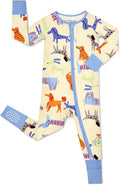 babee Reshinee Bamboo Viscose Baby Footie Pajama, Zipper Sleeper Boys Girls | by babeeReshinee