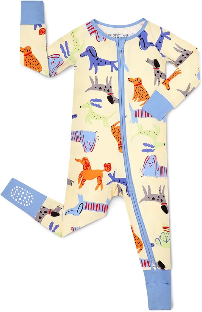 babee Reshinee Bamboo Viscose Baby Footie Pajama, Zipper Sleeper Boys Girls | by babeeReshinee
