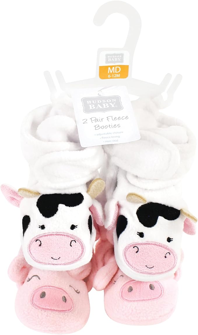 Hudson Baby Unisex-Baby Cozy Fleece BootiesSlipper Sock - Image 3