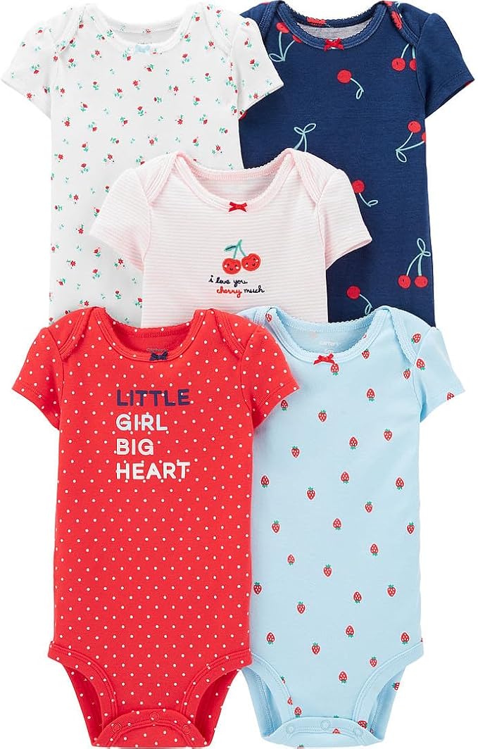Carter's baby-girls Multi-pk Bodysuits 126g330 - Image 2