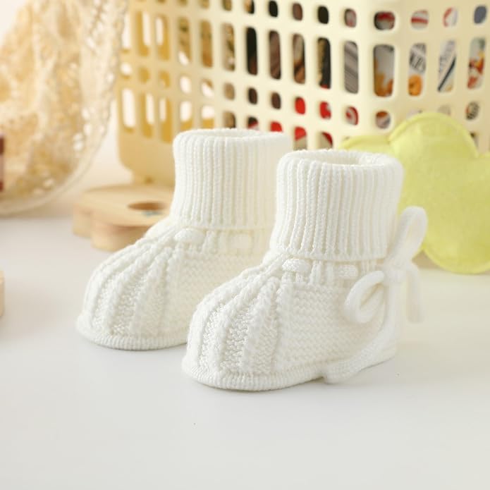 Baby Booties Soft Knit Baby Shoes - Image 4