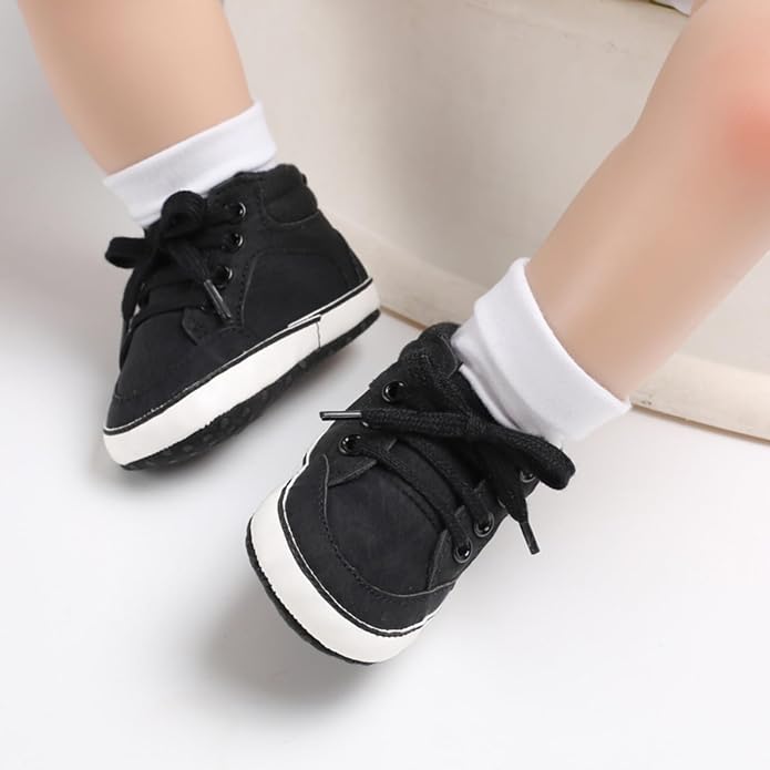 Baby Boys Girls Booties Fleece Anti-Slip Soft Sole Boots Toddler First Walker - Image 3
