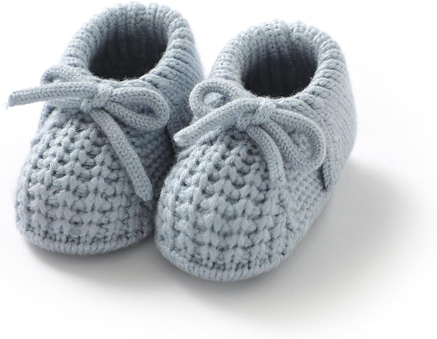 Baby Booties Newborn Boys Girls First Walkers Knit Infant Sock Shoes by WuguguBabyClothes