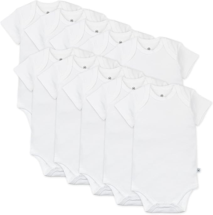 HonestBaby 10-pack Short Sleeve Bodysuits One-piece by HonestBaby