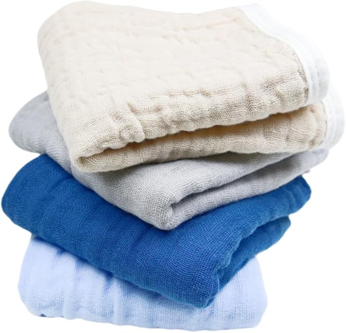 Burp Cloths Large, Muslin Burp Cloths - Image 2